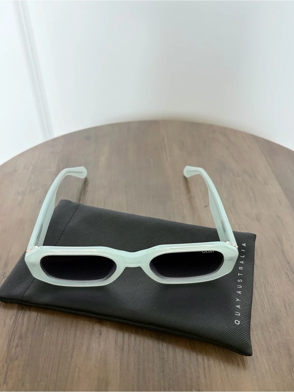 Quay Australia Light Celeste Sunglasses